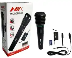 Falabella Microfono Inalambrico Profesional + Receptor + Adaptador oferta