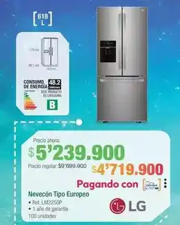 Jumbo Lg - nevecon tipo europeo oferta