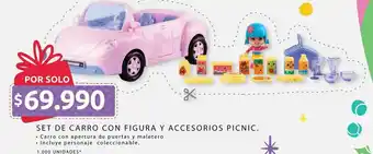 Ara Set de carro con figura y accesorios picnic oferta