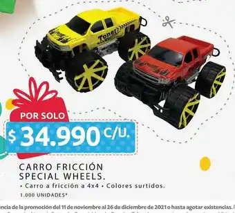 Ara Carro de fricción special wheels oferta