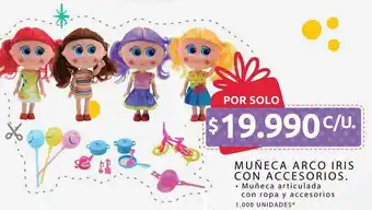 Ara Muñecas arco iris con accesorios oferta