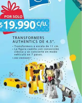 Ara transformers authentics de 4.5" oferta