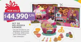 Ara Set de heladeria grande oferta