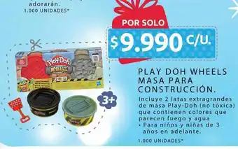 Ara Play-doh wheels masa para construccion oferta