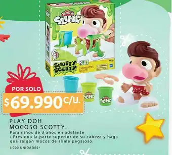 Ara Juguetes play-doh mocoso scotty oferta