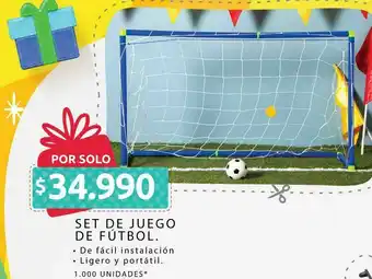 Ara Set de juego de futbol oferta