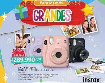 Ara Cámara de fotos fujifilm instax oferta