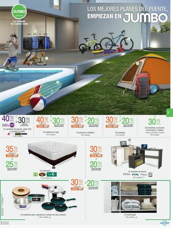Jumbo Camping oferta