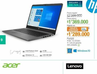 Jumbo Notebook acer oferta