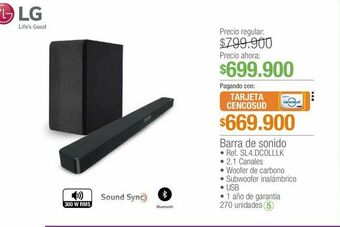 Jumbo Barra de sonido lg oferta