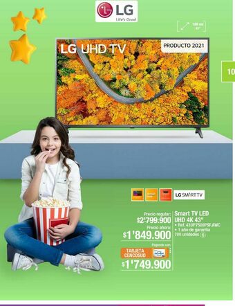 Jumbo Smart tv lg oferta