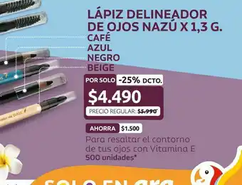 Ara Lápiz deliniador de ojos nazu x 1.3 g oferta