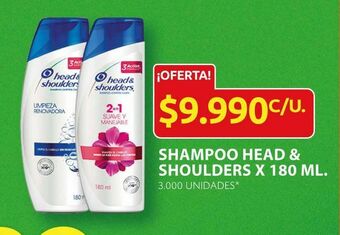 Ara Shampoo head & shoulders x 180 ml oferta
