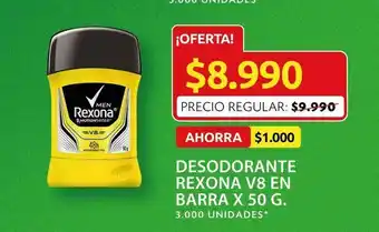 Ara Desodorante rexona v8 en barra oferta