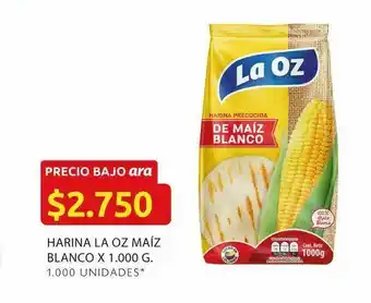 Ara Harina la oz maiz blanco x 1000 g oferta