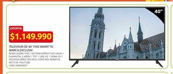 Ara Televisor de 40" fhd smart tv oferta