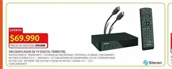 Ara Decodificador de tv digital terrestre oferta