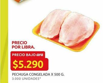 Ara Pechuga congelada x 500 g oferta