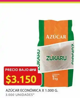 Ara Azúcar economica x 1000 g oferta