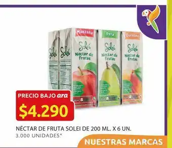 Ara Néctar de fruta solei de 200 ml oferta