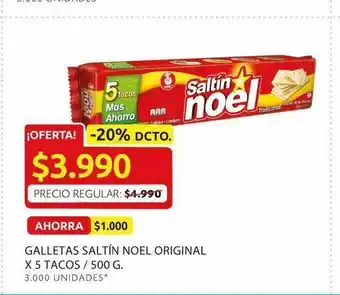 Ara Galletas saltin noel original x 5tacos oferta