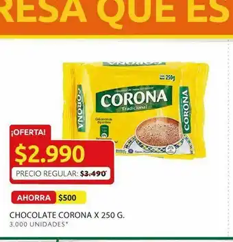 Ara Chocolate corona x 250 g oferta