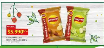 Ara Papas margarita limon o pollo x 250 g oferta