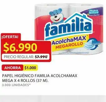Ara Papel higiénico familia acolchamax mega x 4 rollos oferta