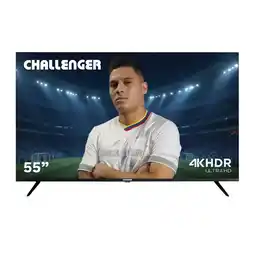 Alkomprar TV CHALLENGER 55 Pulgadas 139 cm LED55BO67 4KUHD LED Smart TV Android oferta