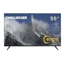 Alkomprar TV CHALLENGER 55 Pulgadas 139 cm LED55BO67 4KUHD LED Smart TV Android oferta