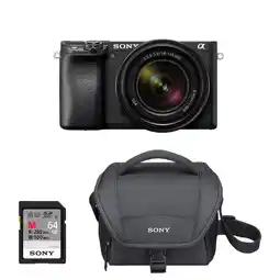 Falabella Kit Cámara Alpha 6400M con Estuche y Memoria de 64GB oferta