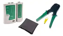 Falabella Tester De Red Probador Cable + Pinza Ponchadora Red Rj45 oferta