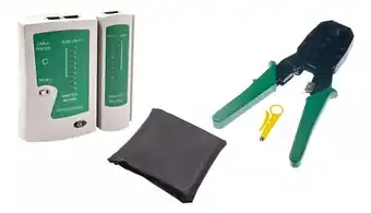 Falabella Tester De Red Probador Cable + Pinza Ponchadora Red Rj45 oferta