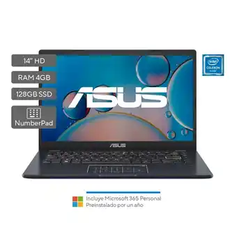 Falabella Portátil Asus 14 Pulgadas Intel Celeron 4GB 128GB oferta