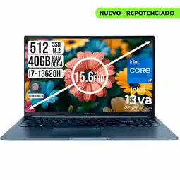 Falabella PORTATIL VIVOBOOK INTEL CORE I7-12700H SSD 2TB RAM 40GB LED 16 FULL HD oferta