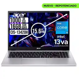 Falabella PORTATIL ASPIRE INTEL CORE I5-1235U SSD 1TB RAM 16GB LED 15,6 FULL HD oferta