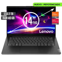 Falabella PORTATIL AMD RYZEN 7-7730U SSD 2TB RAM 40GB LED 14 FULL HD oferta