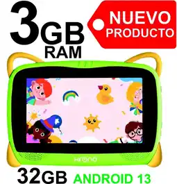Falabella Tablet Niños 3GB RAM Android 13 32GB Wifi VERDE oferta
