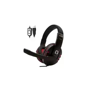 Falabella Audifonos Gamer Komc B21 Diadema Usb Micrófono Roj oferta
