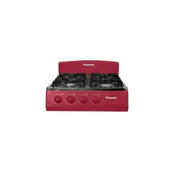 Falabella Estufa de mesa superior s-7053 gas natural 4 roja oferta