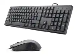 Falabella Combo Teclado En Español + Mouse Optico De Cable Usb oferta