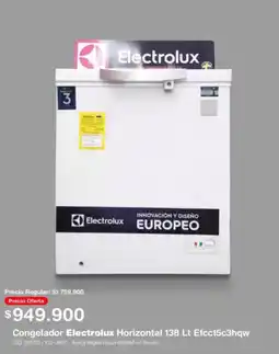Makro Congelador Electrolux oferta
