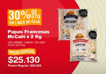 Makro Papas Francesas McCain oferta