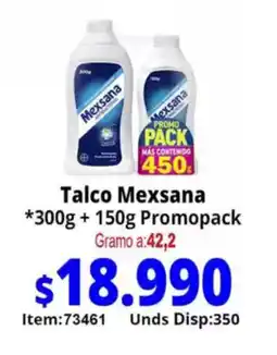 Mercamio Talco Mexsana oferta