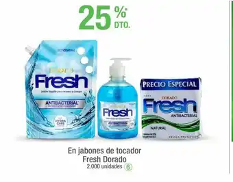 Jumbo En jabones de tocador fresh dorado -25% oferta