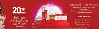 Jumbo En la línea anti edad pond's age miracle -20% oferta
