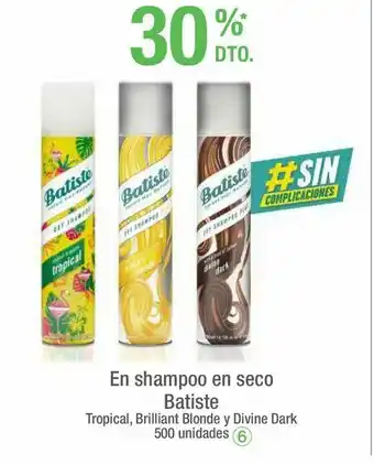 Jumbo En shampoo en seco batiste -30% oferta