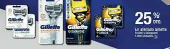 Jumbo En afeitado gillette fusion y skinguard -25% oferta