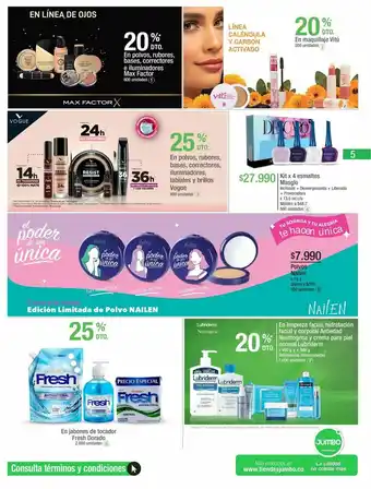 Jumbo Maquillaje max factor oferta
