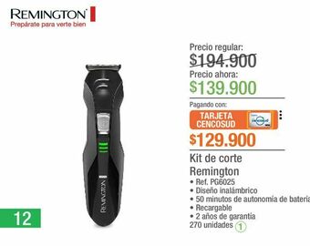 Jumbo Kit de corte remington oferta